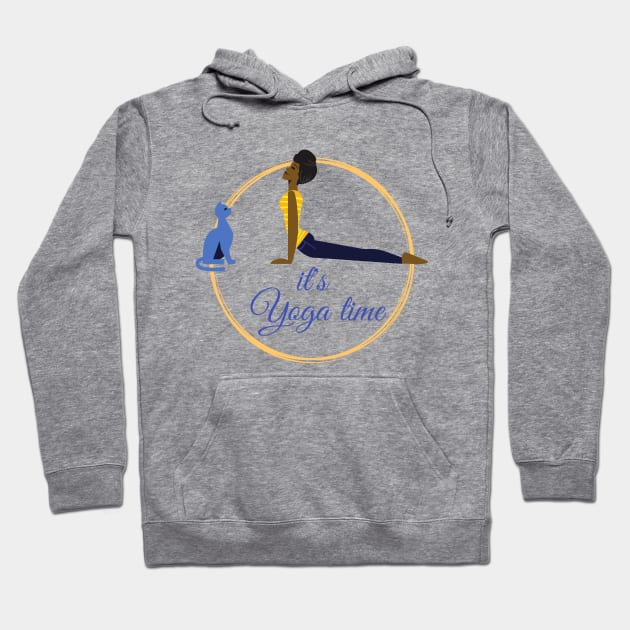 Its Yoga time Hoodie by O.M design